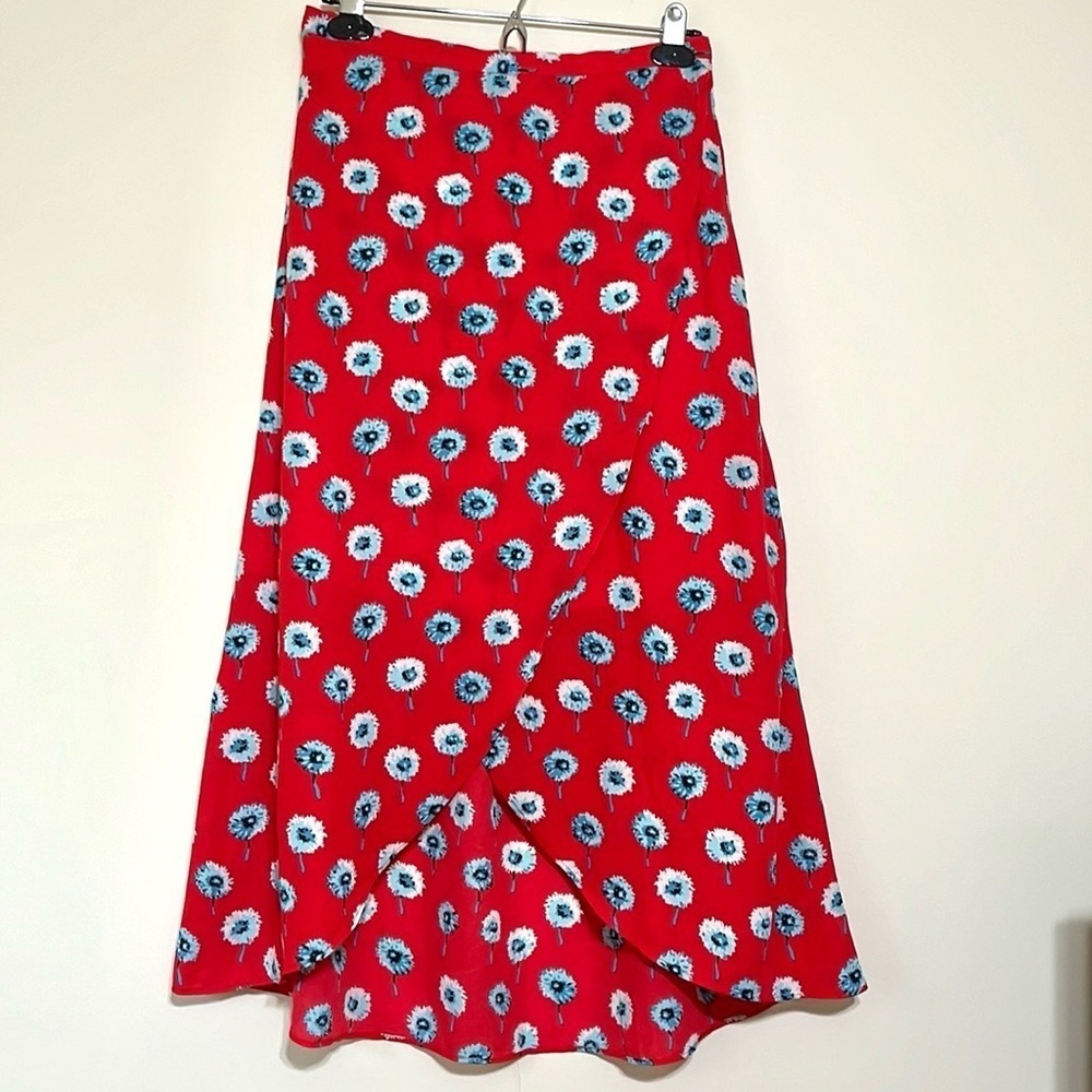 J. Crew Factory Floral Petal Front Skirt Size XS